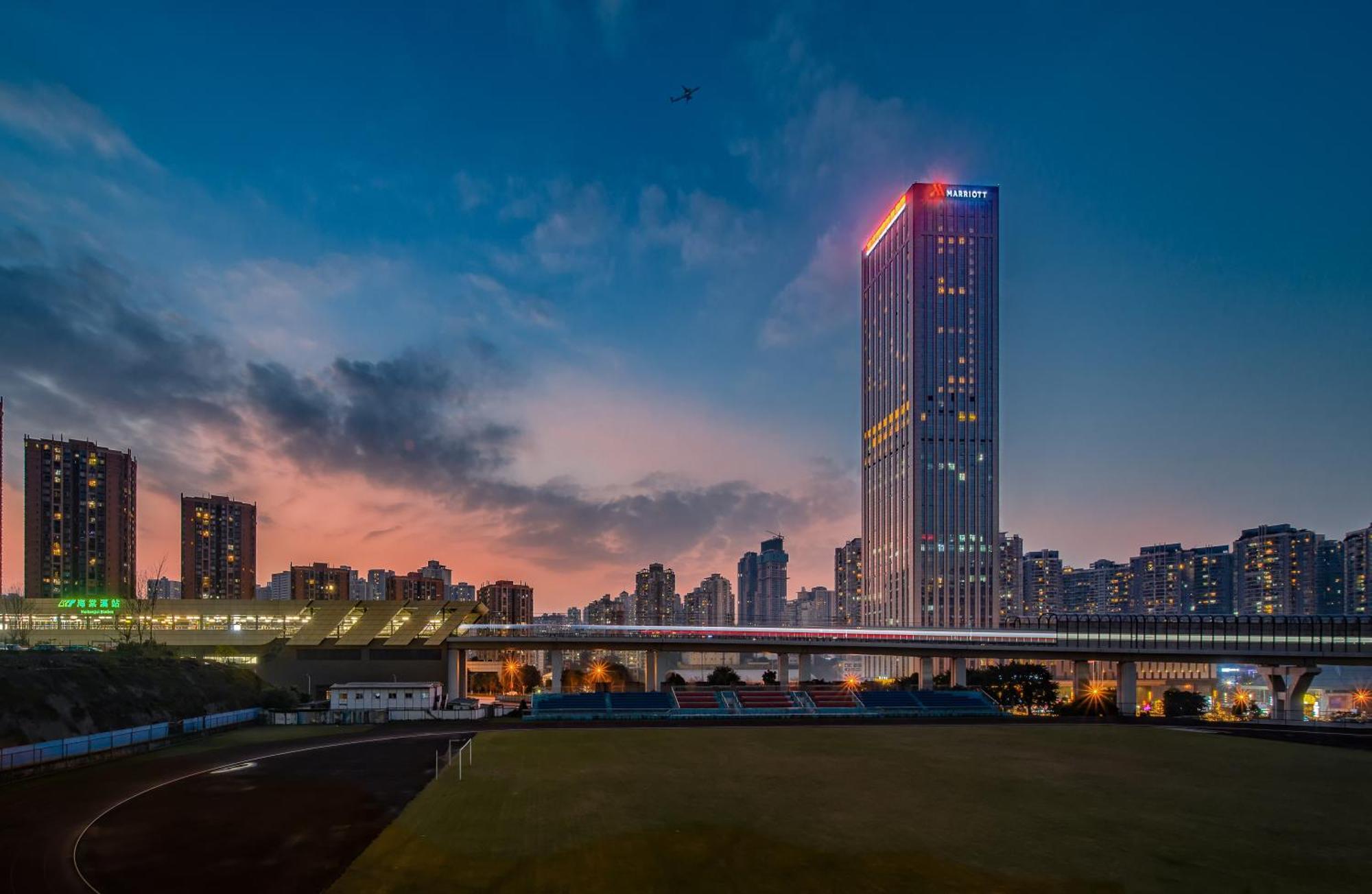 Chongqing Marriott Hotel Zewnętrze zdjęcie